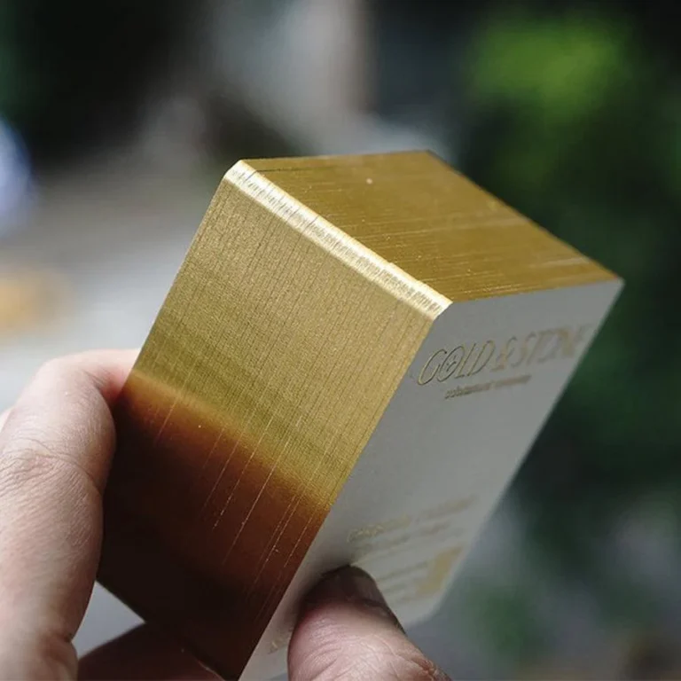 Square gold foil business card Business Card Printing and Design | Order Online