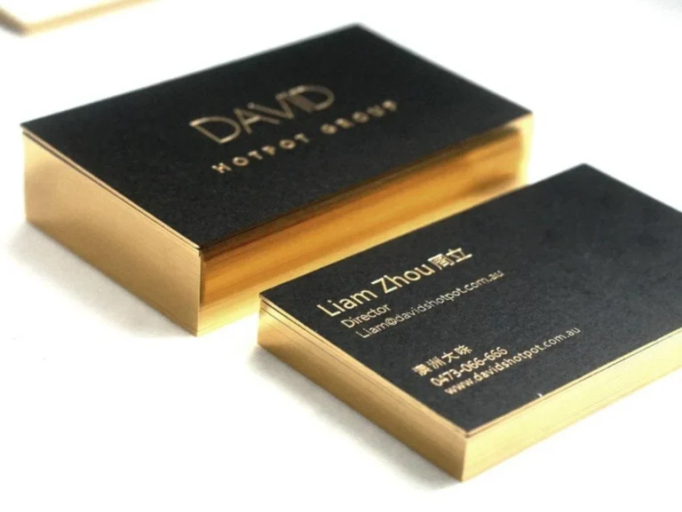 blackgoldedgebusinesscard001 Business Card Printing and Design | Order Online